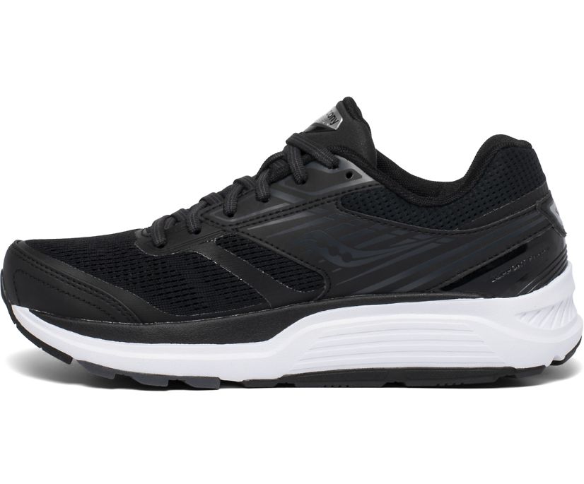 Saucony Echelon 8 Wide Women's Running Shoes Black / White | AU 105QMAZ